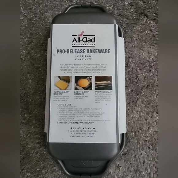 All-Clad ProRelease Loaf Pan - NEW with tags! - Picture 4 of 8